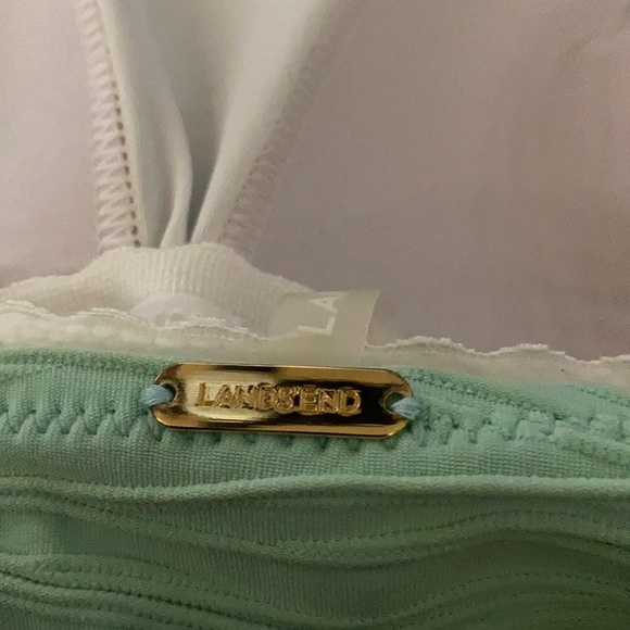 Lands’ End from Bloomingdale’s High waisted Padded flattering two piece. Lovely - Picture 8 of 15